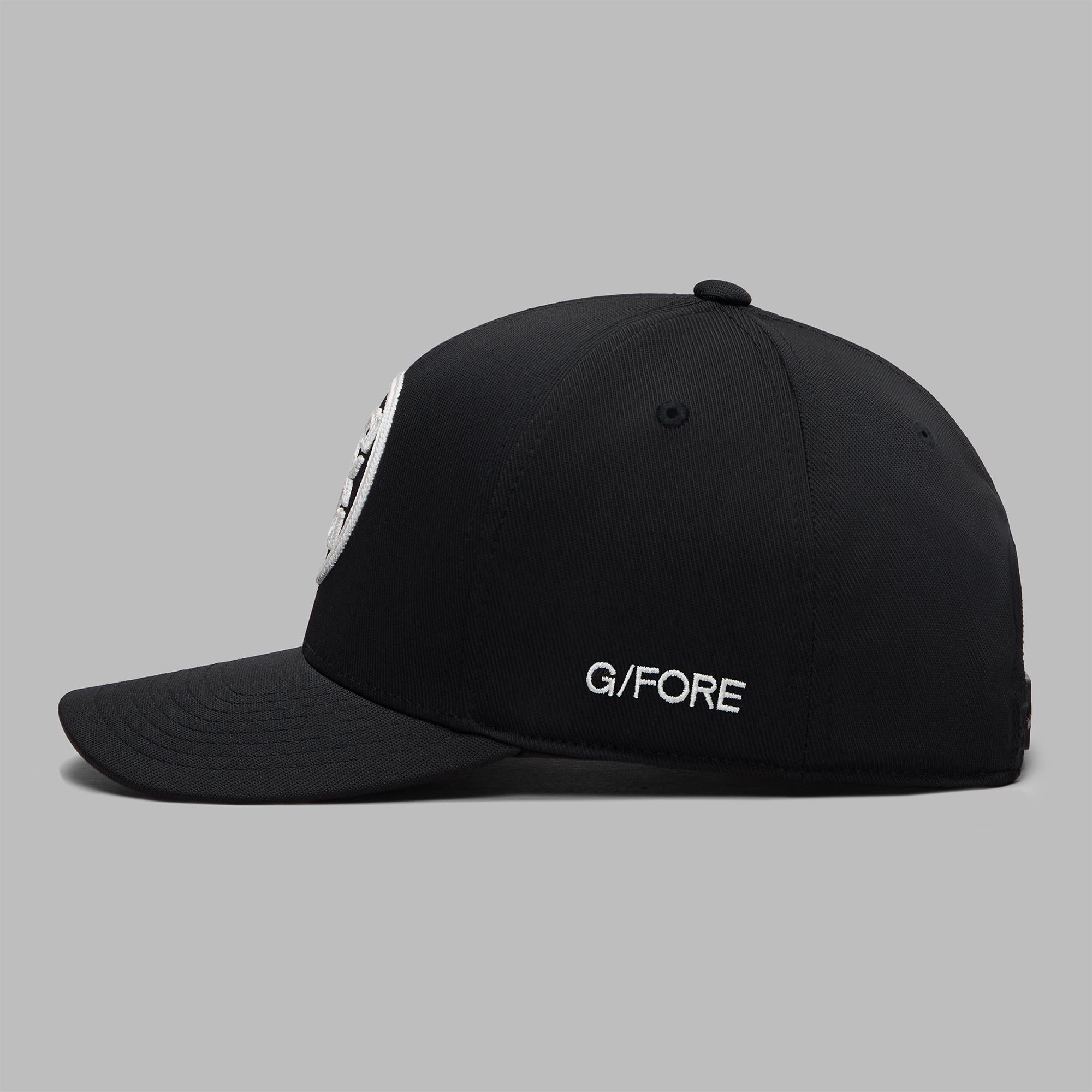 G/FORE Circle G's 110 Stretch Twill Snapback Onyx/Snow